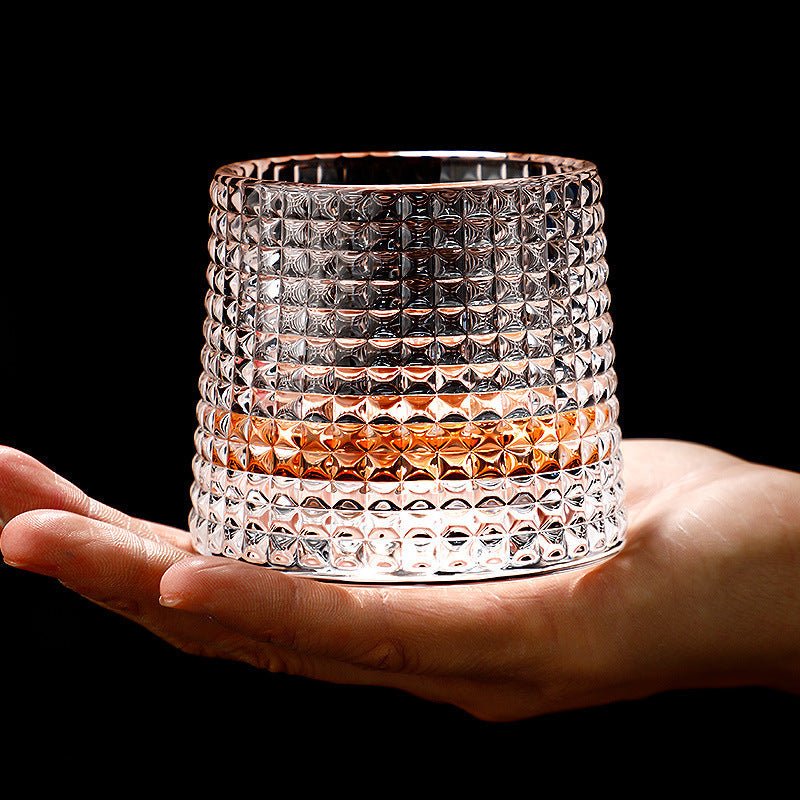 Rotatable Whiskey Glasses - Enhance Aroma & Style 1