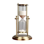 Rotating Hourglass, Freestanding Display, Decorative Timer, Vintage Style 2