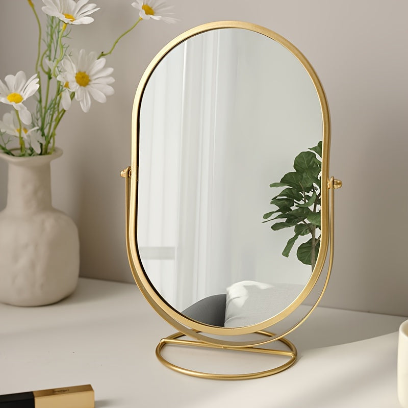 Rotating Vanity Mirror - 360° View for Flawless Makeup Application 3