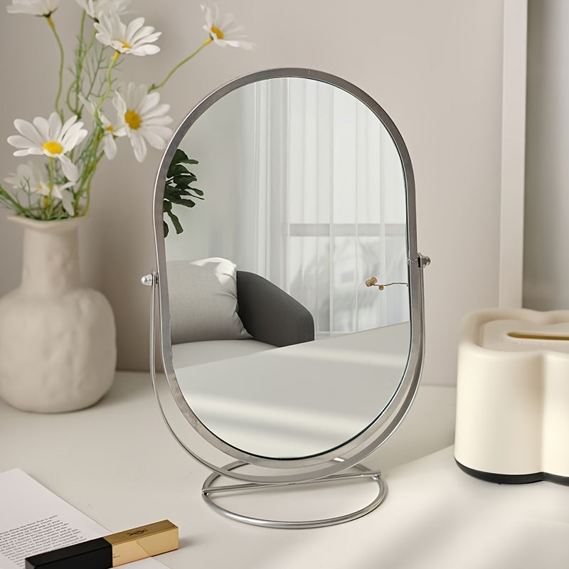 Rotating Vanity Mirror - 360° View for Flawless Makeup Application 5