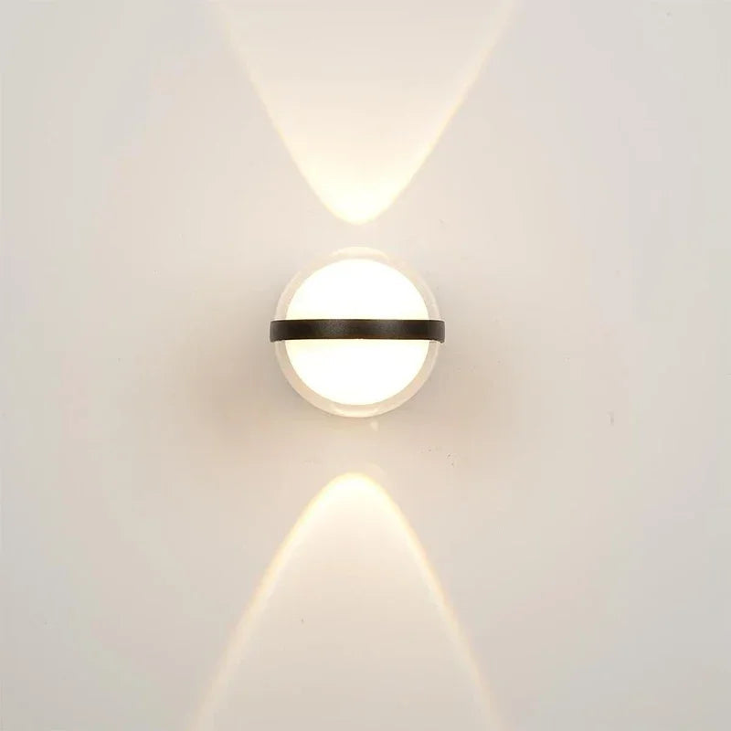 Round Outdoor Wall Light - Weatherproof LED Sconce with IP65 Rating 4