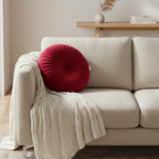 Round Velvet Cushion - Luxurious Comfort & Elegant Design 1