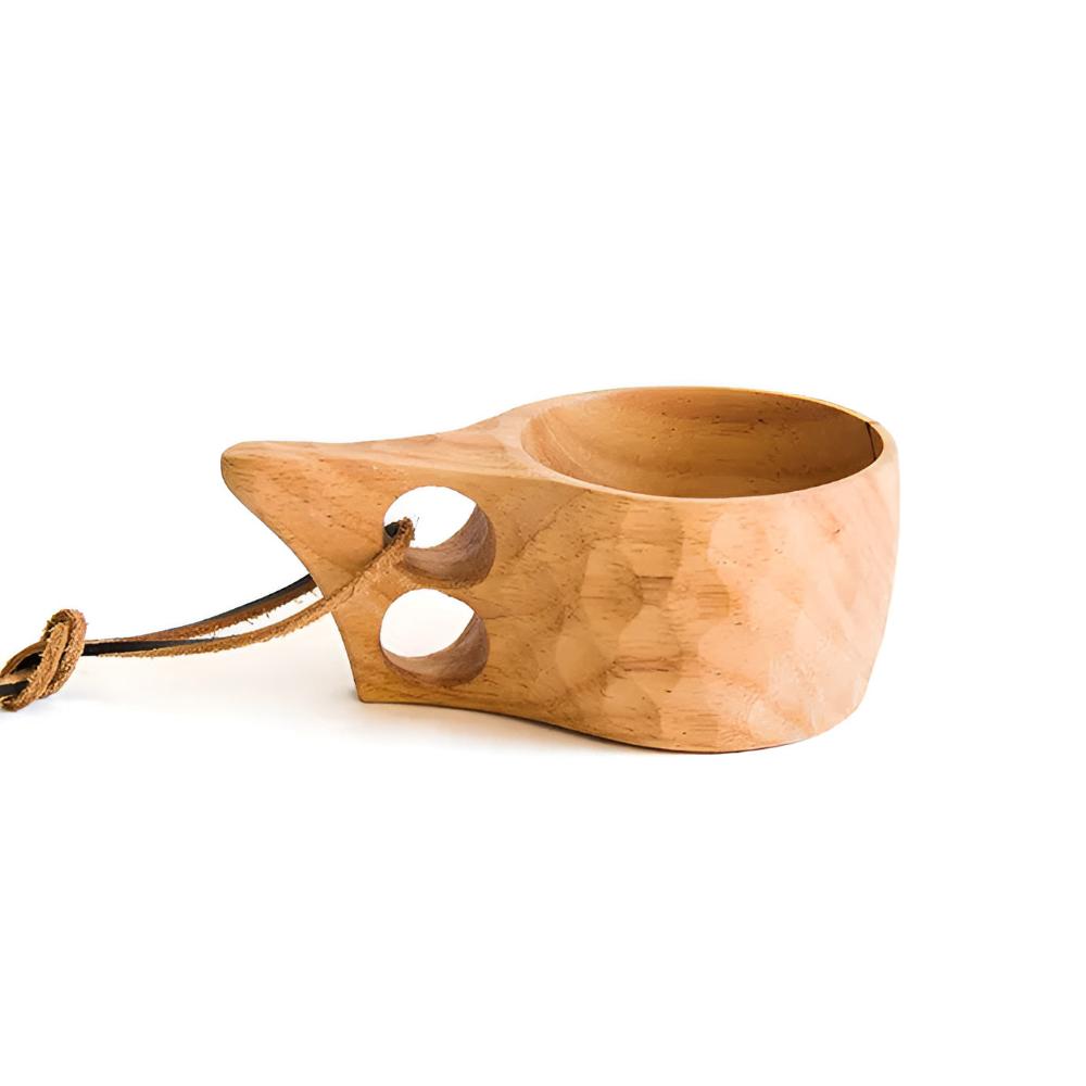 Rubberwood Mug Collection - Eco-Friendly, Unique Grain Design 10