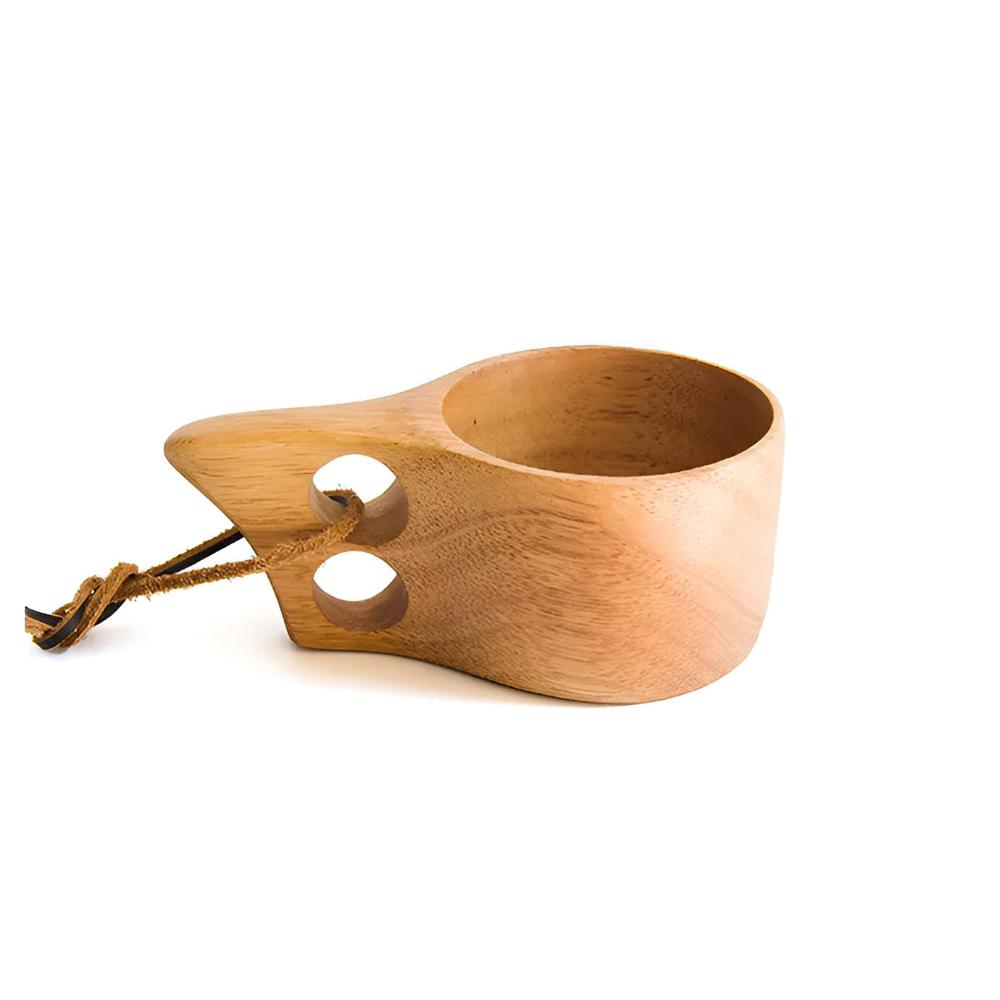 Rubberwood Mug Collection - Eco-Friendly, Unique Grain Design 8