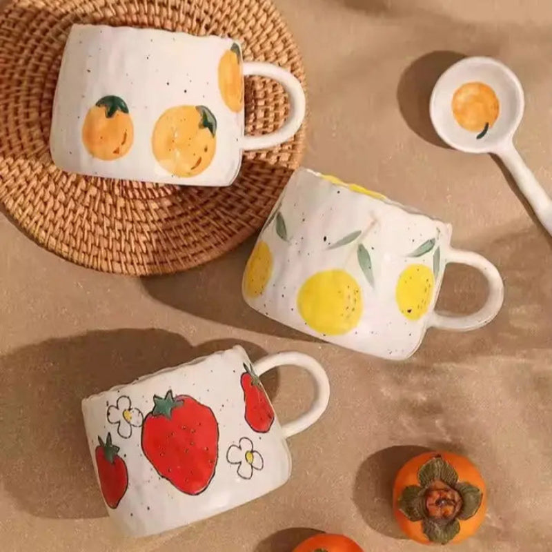 Rustic Ceramic Mug - Durable Drinkware for Hot Beverages 1