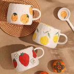 Rustic Ceramic Mug - Durable Drinkware for Hot Beverages 1
