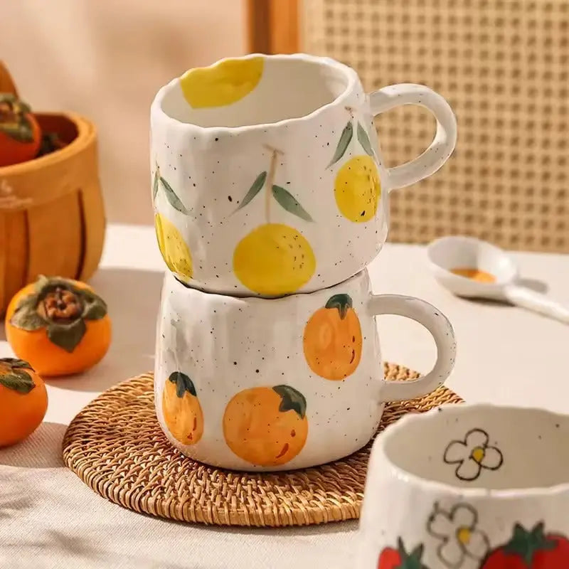 Rustic Ceramic Mug - Durable Drinkware for Hot Beverages 5