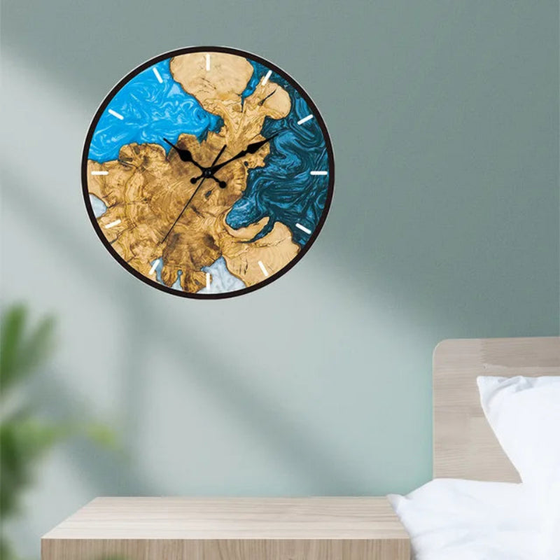 Rustic Wooden Wall Clock - Timeless Decor with Silent Quartz Mechanism 6