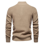 Men’s Cotton Sweater with Button Details