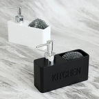 Sandstone Texture Soap Dispenser - Durable 200ml Pump for Kitchen & Bath 3