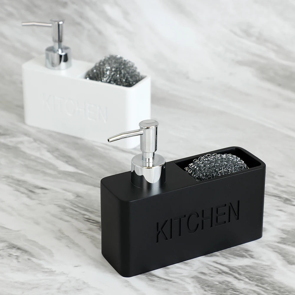 Sandstone Texture Soap Dispenser - Durable 200ml Pump for Kitchen & Bath 3