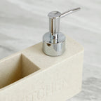 Sandstone Texture Soap Dispenser - Durable 200ml Pump for Kitchen & Bath 5