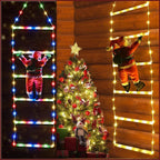 Santa Claus Climbing Ladder - LED Lights for Outdoor Christmas Decoration 4