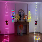 Santa Claus Climbing Ladder - LED Lights for Outdoor Christmas Decoration 5
