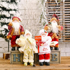 Santa Claus Plush Doll - Soft & Cheerful Holiday Decoration 1