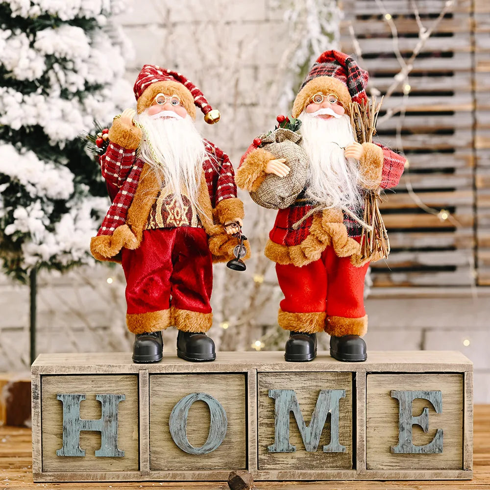 Santa Claus Plush Doll - Soft & Cheerful Holiday Decoration 2