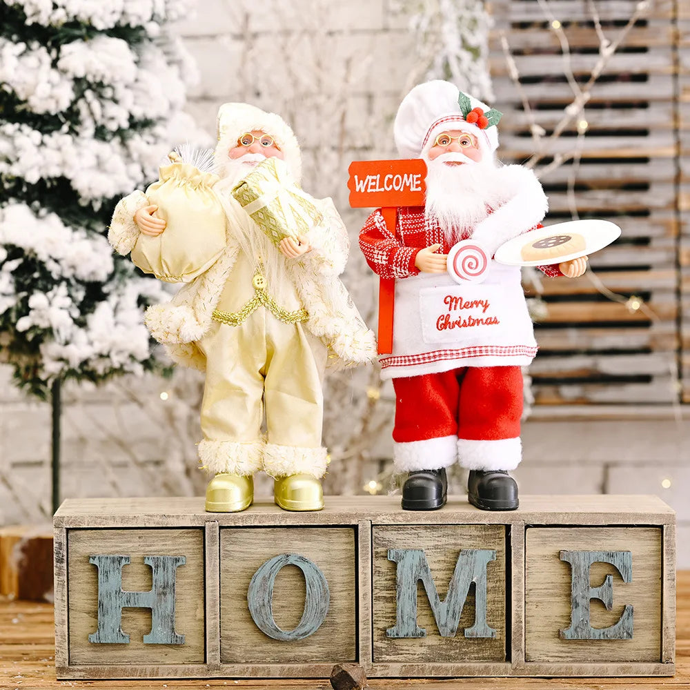 Santa Claus Plush Doll - Soft & Cheerful Holiday Decoration 4