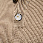 Men’s Cotton Sweater with Button Details