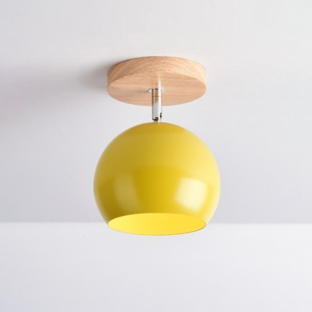 Scandinavian Ceiling Light - Adjustable Wood Cover for Versatile Illumination 3