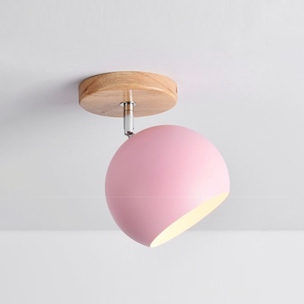 Scandinavian Ceiling Light - Adjustable Wood Cover for Versatile Illumination 4