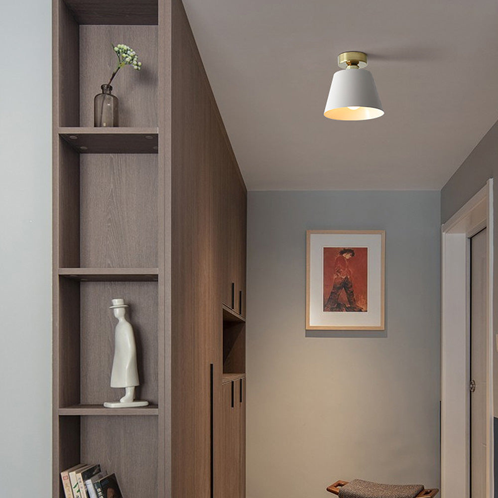 Scandinavian Ceiling Light - Minimalist Iron Shade for Modern Spaces 6