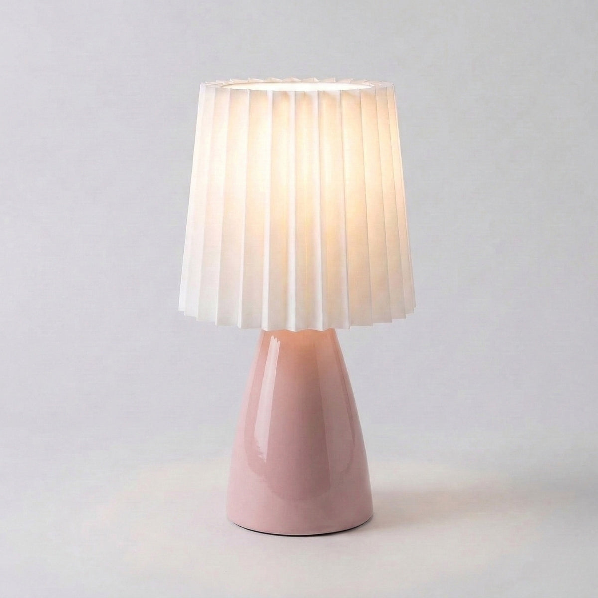 Scandinavian Ceramic Table Lamp - Compact Design for Bedside & Desk 5