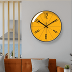Scandinavian Modern Wall Clock with Silent Movement – Minimalist Wall Clock Decor for Home and Office 1