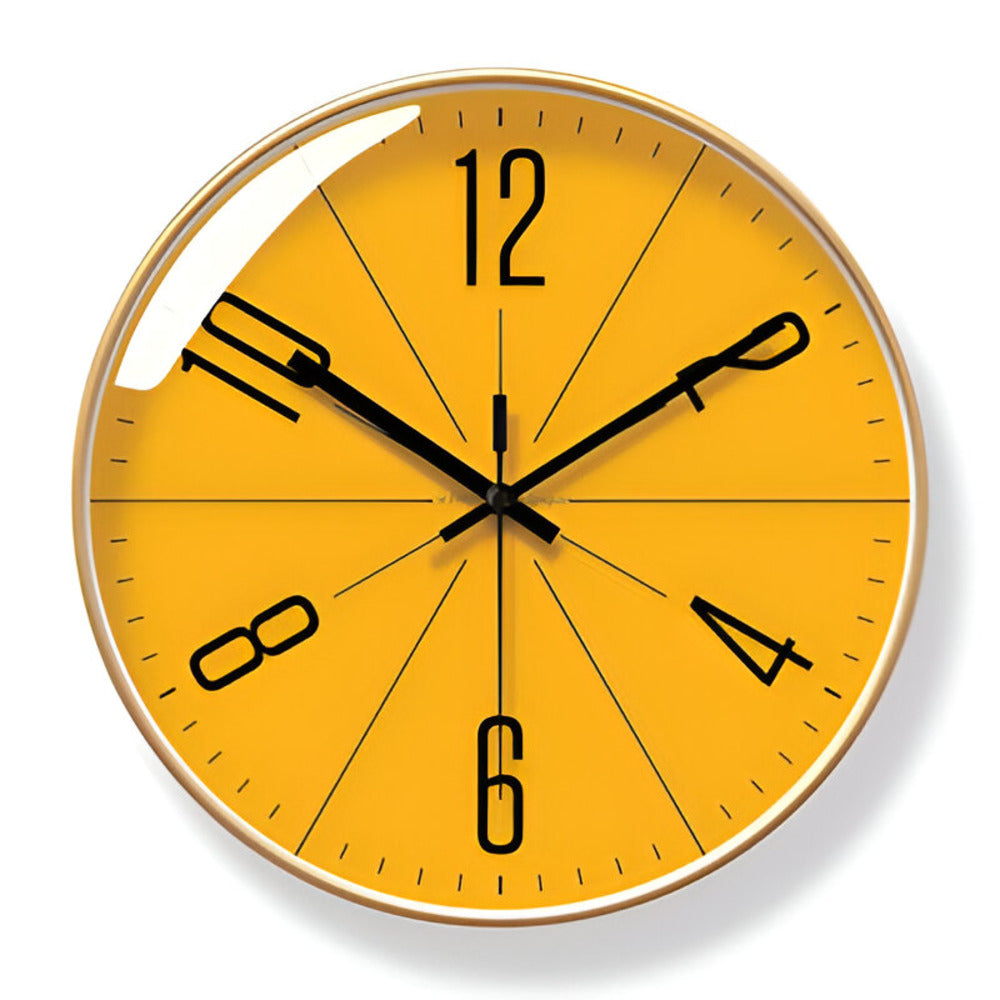 Scandinavian Modern Wall Clock with Silent Movement – Minimalist Wall Clock Decor for Home and Office 5