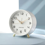 Scandinavian Table Clock - Silent Movement & Modern Decorative Accent 0