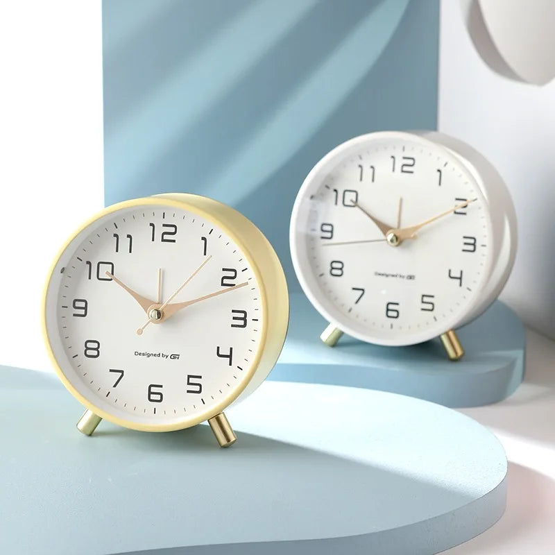Scandinavian Table Clock - Silent Movement & Modern Decorative Accent 2