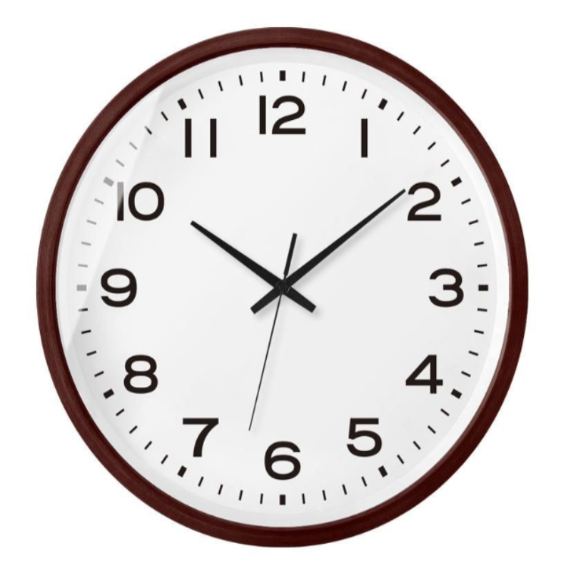Scandinavian Wooden Wall Clock - Modern Minimalist Design, Silent Operation 1