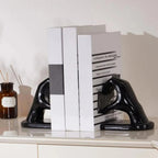 Sculptural Bookends - Elegant Heart Design for Stylish Organization 1