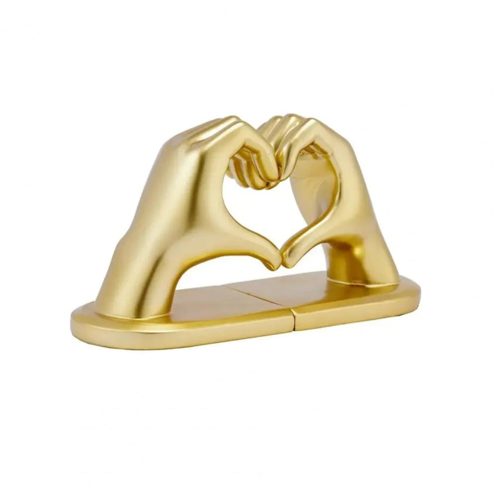 Sculptural Bookends - Elegant Heart Design for Stylish Organization 5
