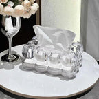 Sculptural Tissue Box Cover - Modern Design for Elegant Décor 0