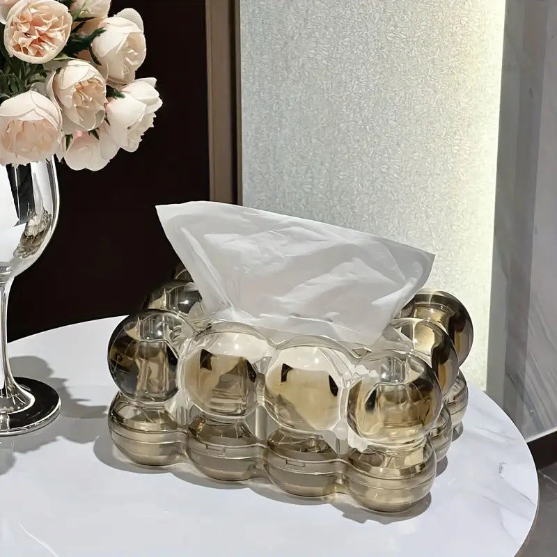 Sculptural Tissue Box Cover - Modern Design for Elegant Décor 3