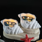 Sea Shell Scented Candle - Best Smelling Coastal Aromatherapy 2