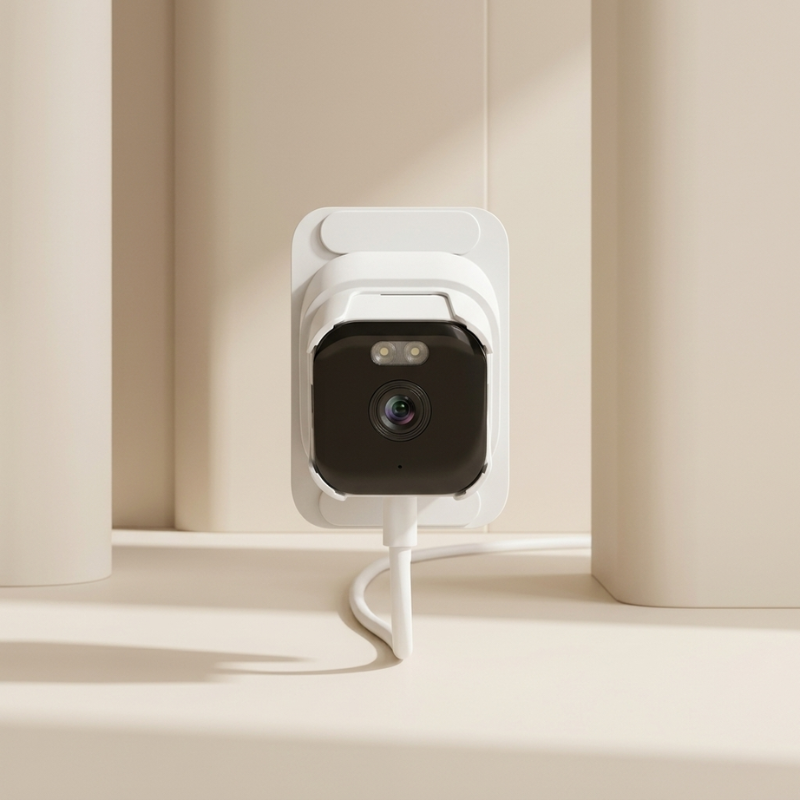 Security Camera Window Mount 2K USB Color Night Vision