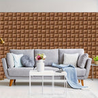 Self-Adhesive 3D Wall Panels - Wood Texture for Easy Indoor Installation 3