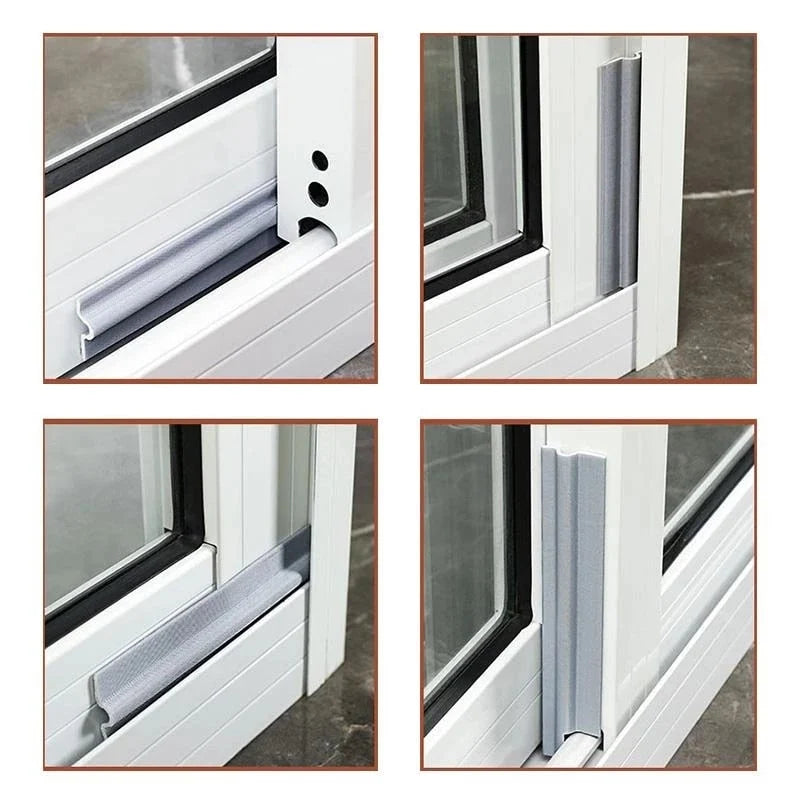 Self-Adhesive Weather Sealing Strip for Windows and Doors-Foam tape-Homely Dreams-Gray-2M-Homely Dreams