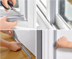 Self-Adhesive Weather Sealing Strip for Windows and Doors-Foam tape-Homely Dreams-Gray-2M-Homely Dreams