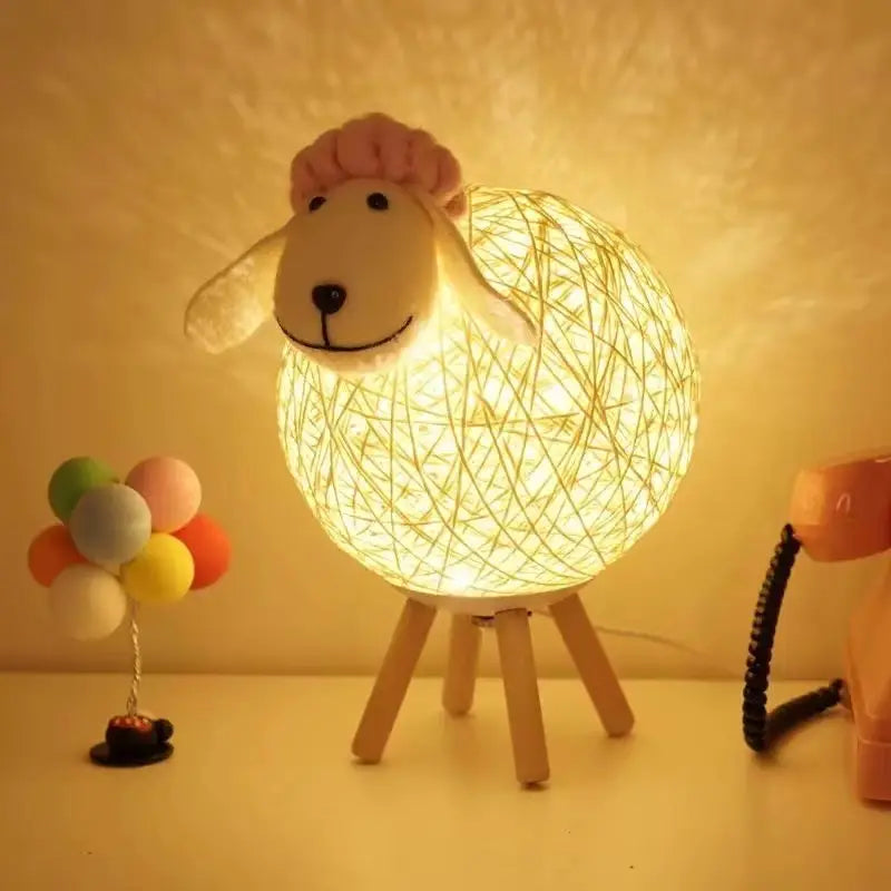 Sheep Night Light - Soft Glow, Remote Control, Dimmable for Cozy Rooms 0