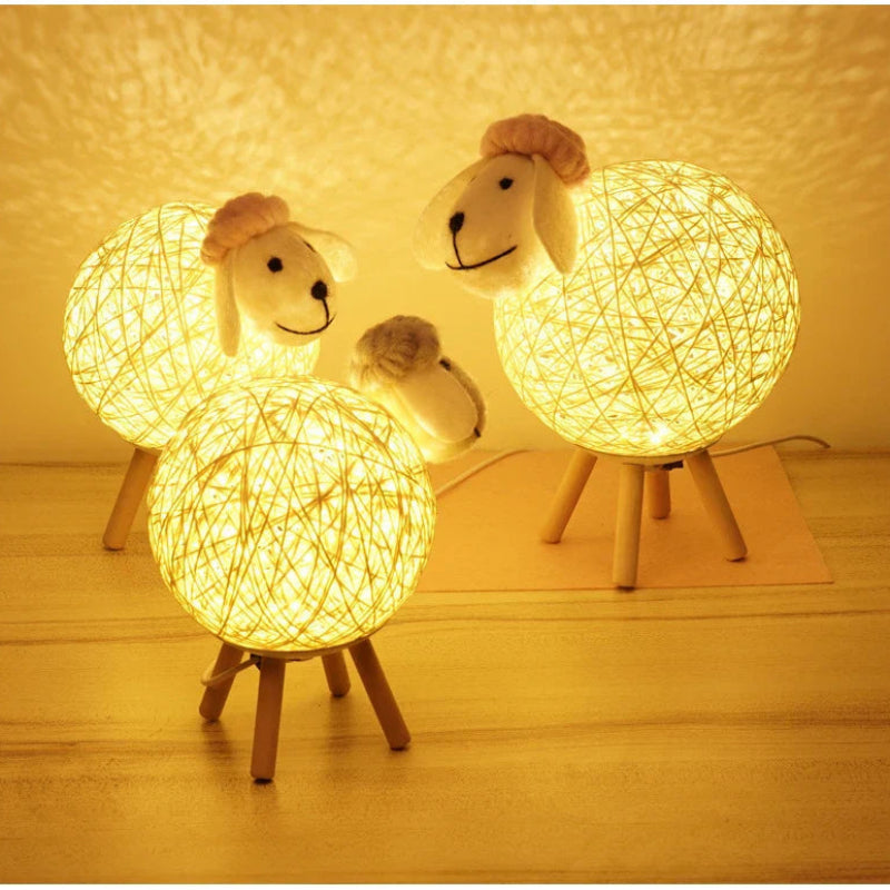 Sheep Night Light - Soft Glow, Remote Control, Dimmable for Cozy Rooms 2