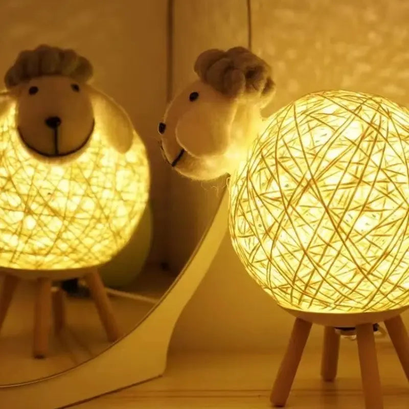 Sheep Night Light - Soft Glow, Remote Control, Dimmable for Cozy Rooms 5