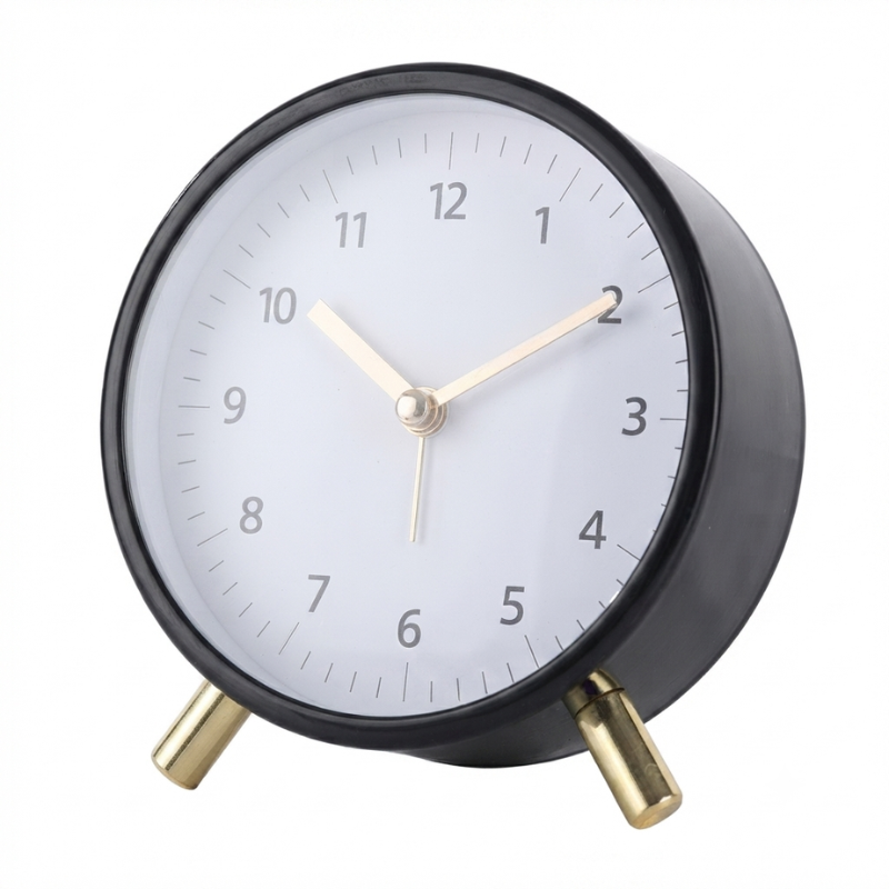 Silent Alarm Clock Quartz Movement Compact Design 07