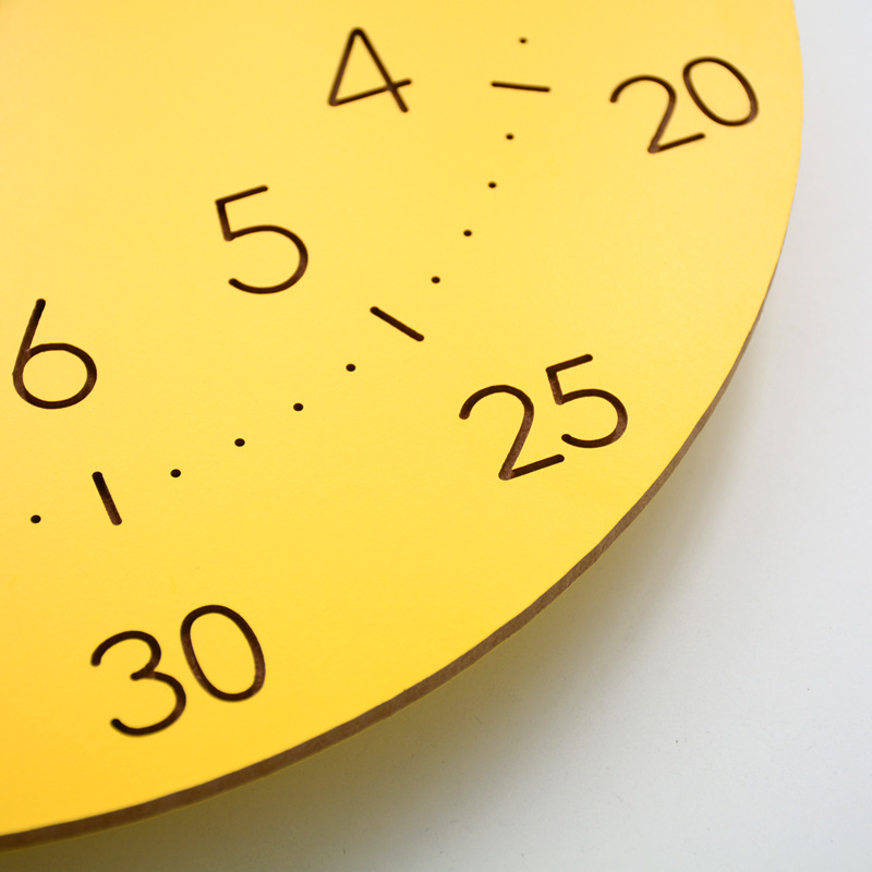 Silent Analog Children's Wall Clock - Eco-Friendly & Colorful Decor 5