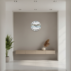 Silent Blue Modern Wall Clock - Silent Operation & Nautical Decor 2