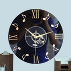 Silent Wall Clock - 12 Acrylic Music-Note Decor for Home and Studio 3