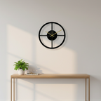 Silent Wall Clock - Modern Geometric Design for Elegant Spaces 0