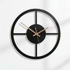 Silent Wall Clock - Modern Geometric Design for Elegant Spaces 1