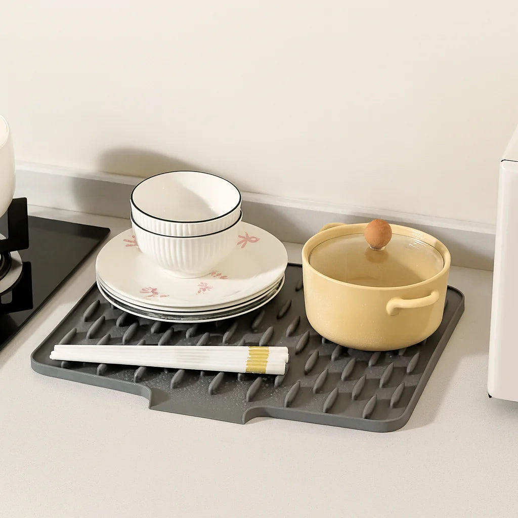 Non Slip Silicone Discmat Heat Resistant Kitchen Surface Protector 6